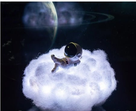 LED Colorful Clouds Astronaut Lamp With Rainbow Effect As Children's Night Light Creative Gift | Luxury Home Accessories | Heulog Glow