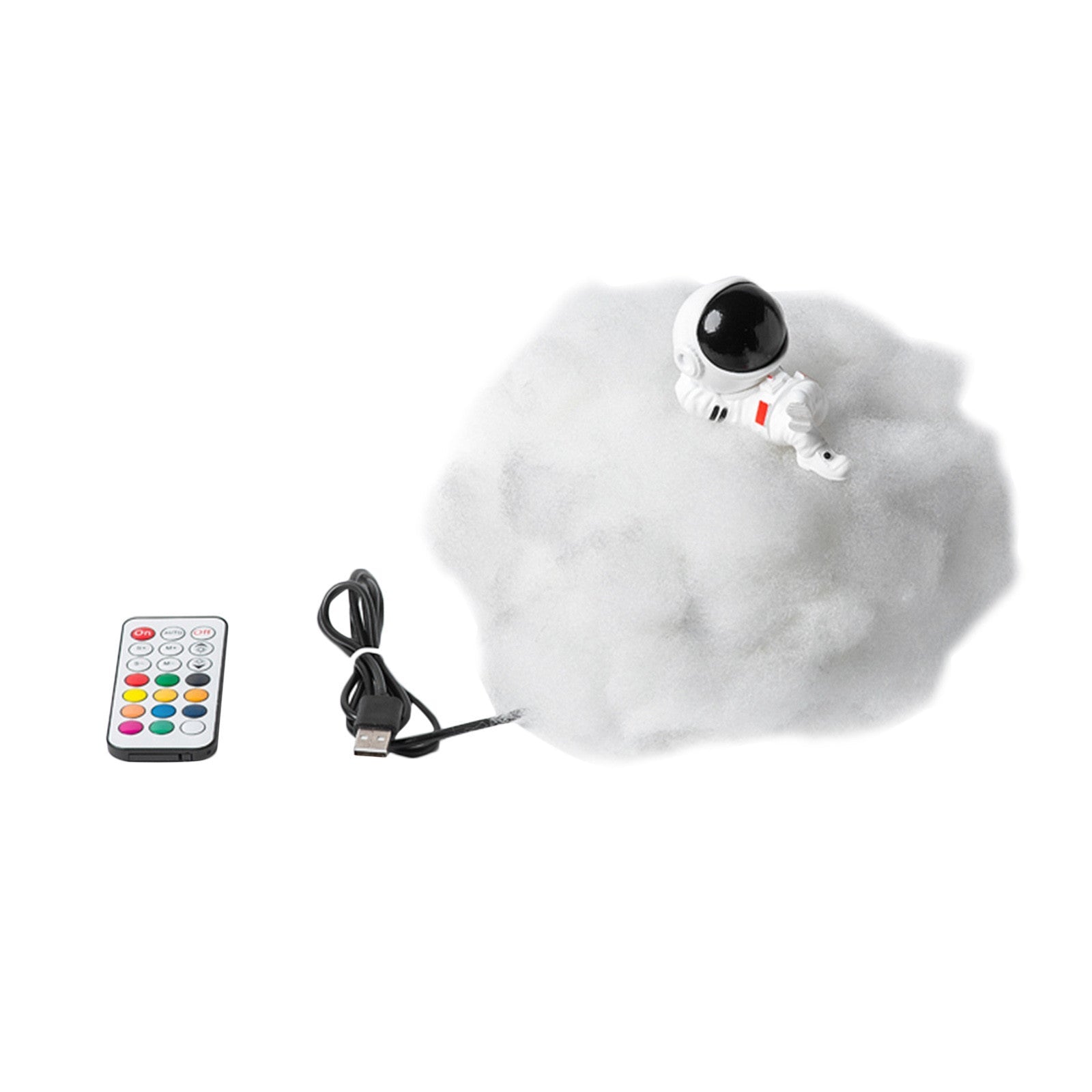 LED Colorful Clouds Astronaut Lamp With Rainbow Effect As Children's Night Light Creative Gift | Luxury Home Accessories | Heulog Glow