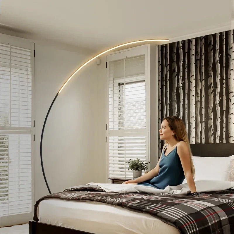 LED Corner Light Arc RGB Floor Lamps | Luxury Home Accessories | Heulog Glow