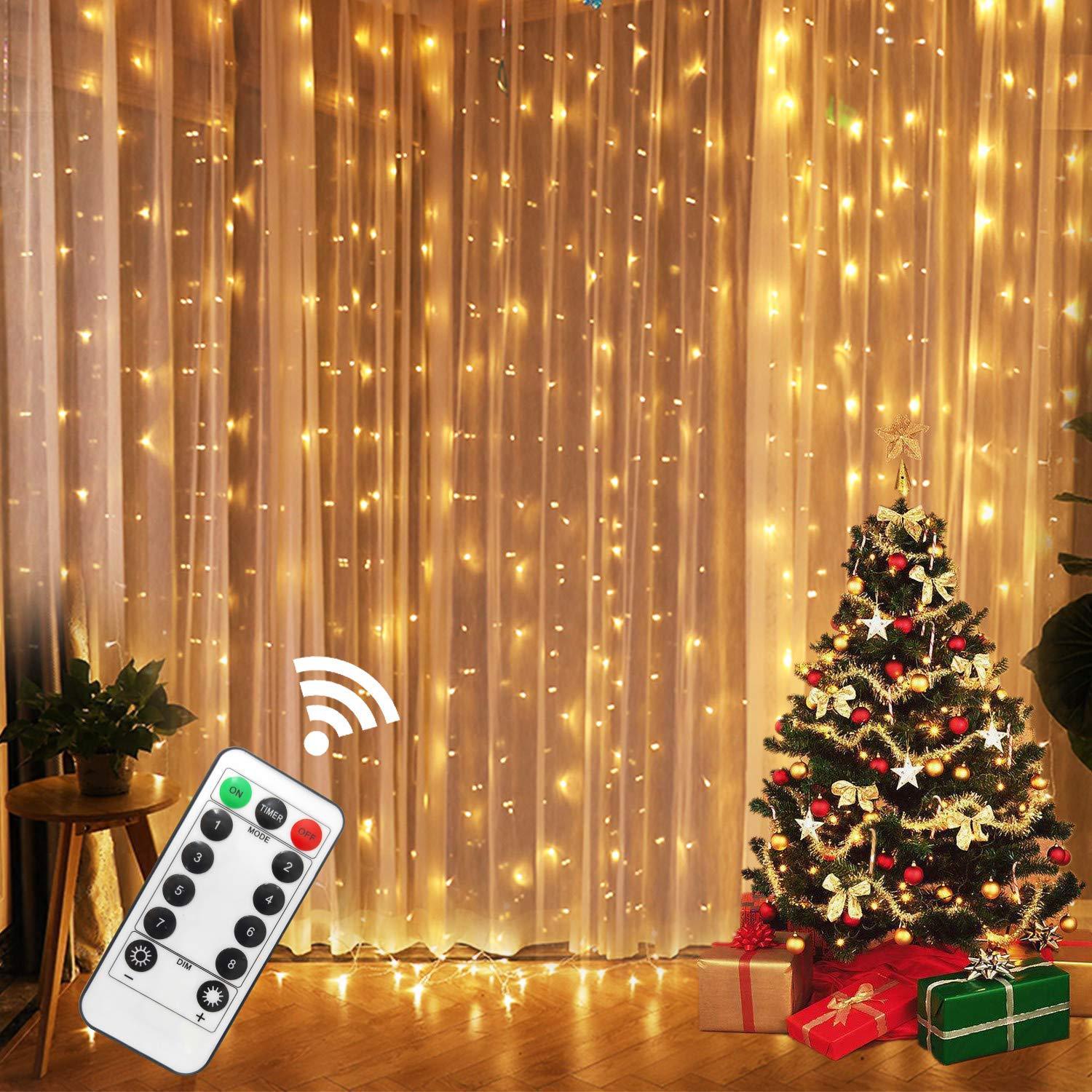 LED Curtain Garland On The Window USB String Lights Remote Control Christmas Decorations For Home Room | Luxury Home Accessories | Heulog Glow