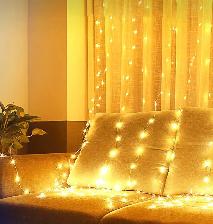 LED Curtain Garland On The Window USB String Lights Remote Control Christmas Decorations For Home Room | Luxury Home Accessories | Heulog Glow