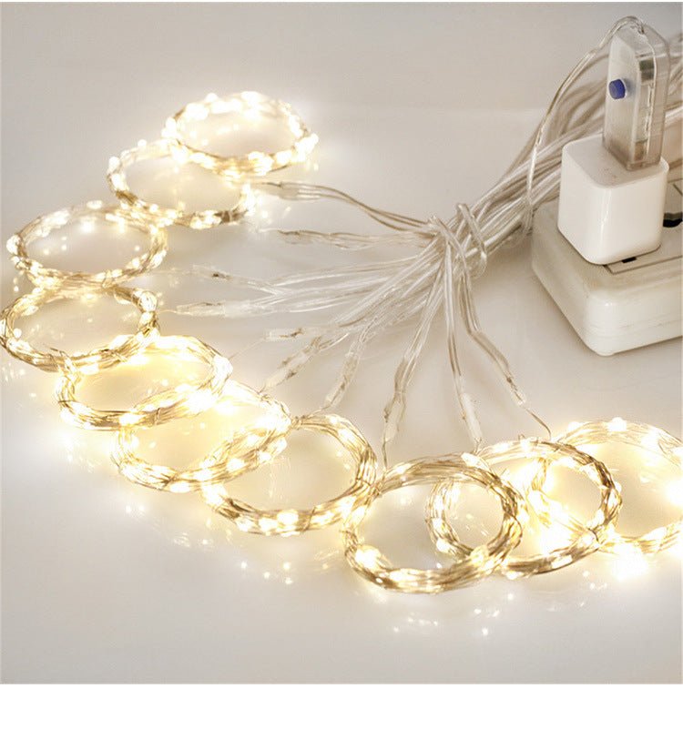 LED Curtain Garland On The Window USB String Lights Remote Control Christmas Decorations For Home Room | Luxury Home Accessories | Heulog Glow