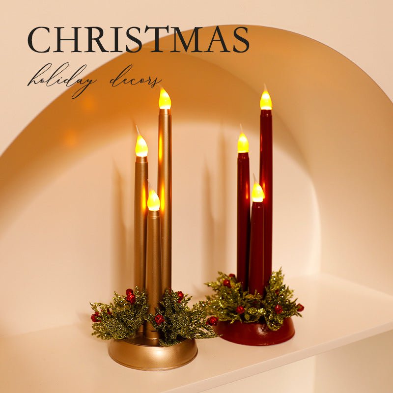 LED Electronic Candle Christmas Decorations | Luxury Home Accessories | Heulog Glow