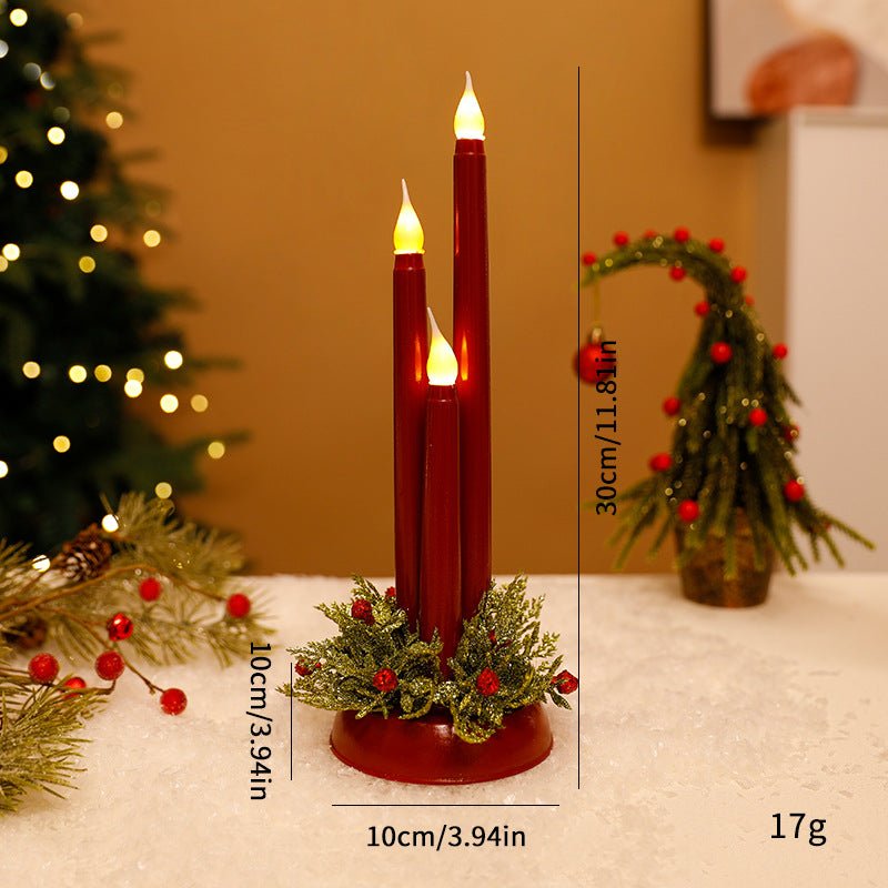 LED Electronic Candle Christmas Decorations | Luxury Home Accessories | Heulog Glow