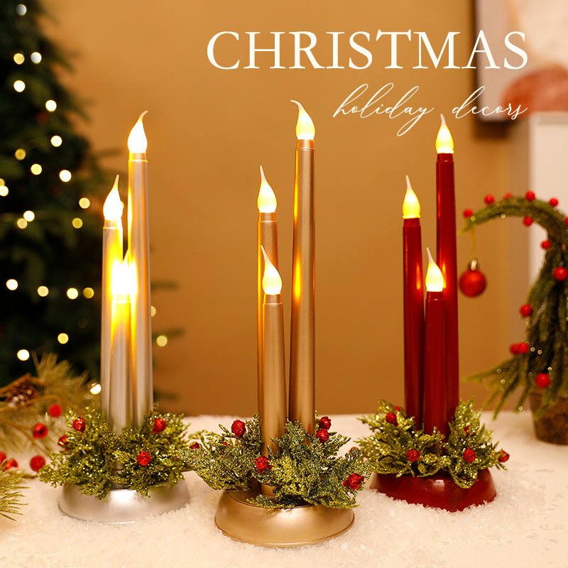 LED Electronic Candle Christmas Decorations | Luxury Home Accessories | Heulog Glow