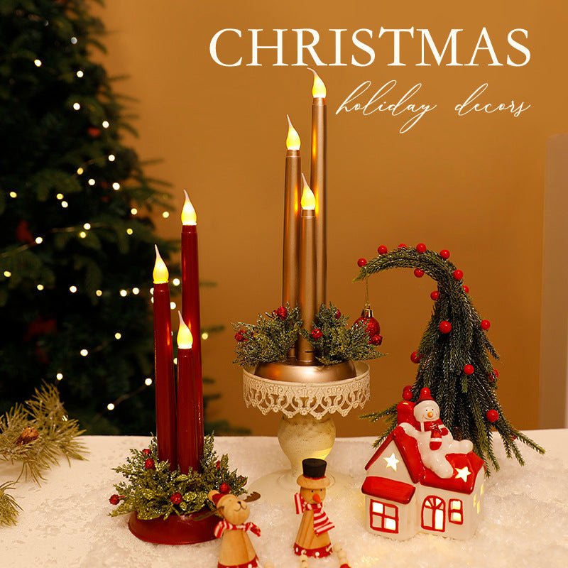 LED Electronic Candle Christmas Decorations | Luxury Home Accessories | Heulog Glow