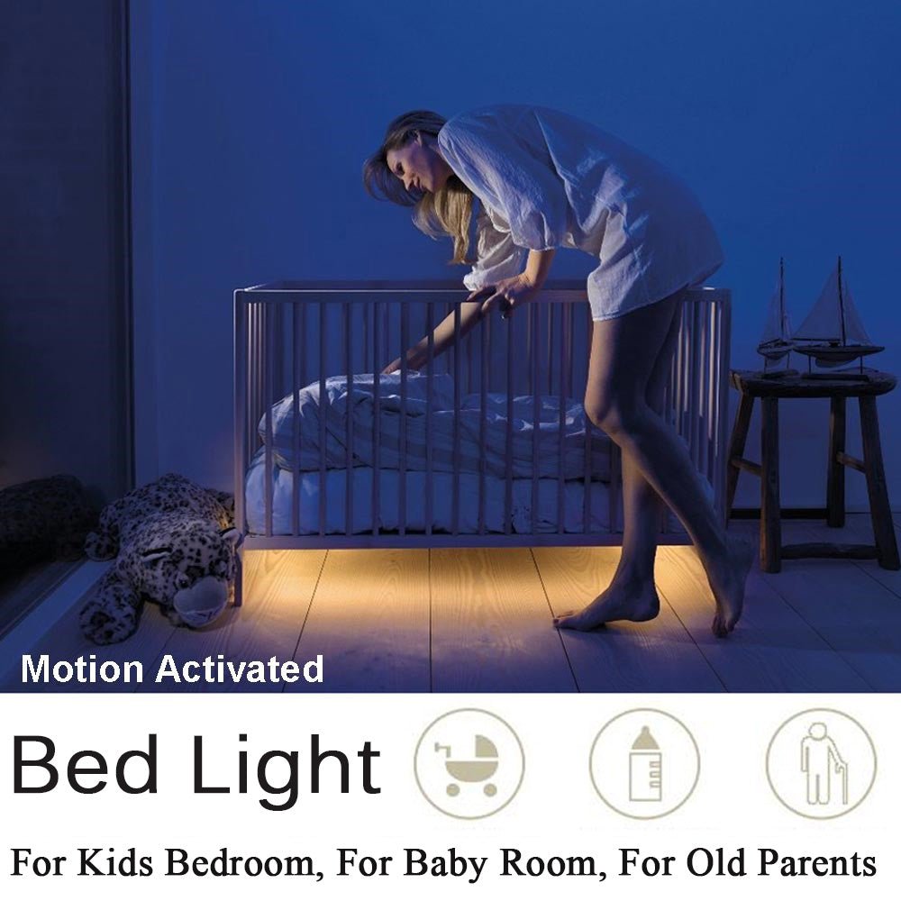 LED intelligent human body induction bed lamp belt | Luxury Home Accessories | Heulog Glow