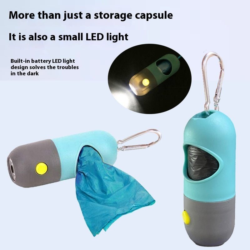 Led Light Pet Waste Bag Dispenser For Dogs Cats Dog Poop Scooper Bags Waste Bags Holder Dispensers Pet Clean Accessories | Luxury Home Accessories | Heulog Glow