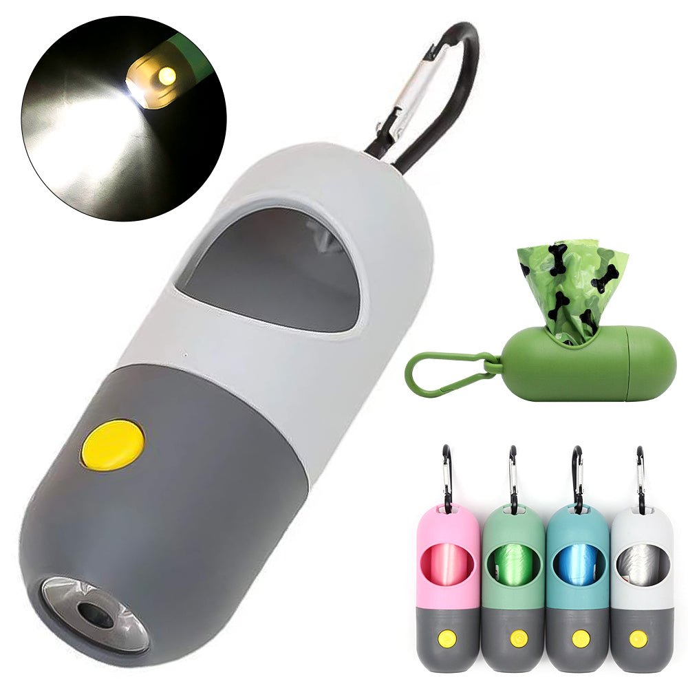 Led Light Pet Waste Bag Dispenser For Dogs Cats Dog Poop Scooper Bags Waste Bags Holder Dispensers Pet Clean Accessories | Luxury Home Accessories | Heulog Glow