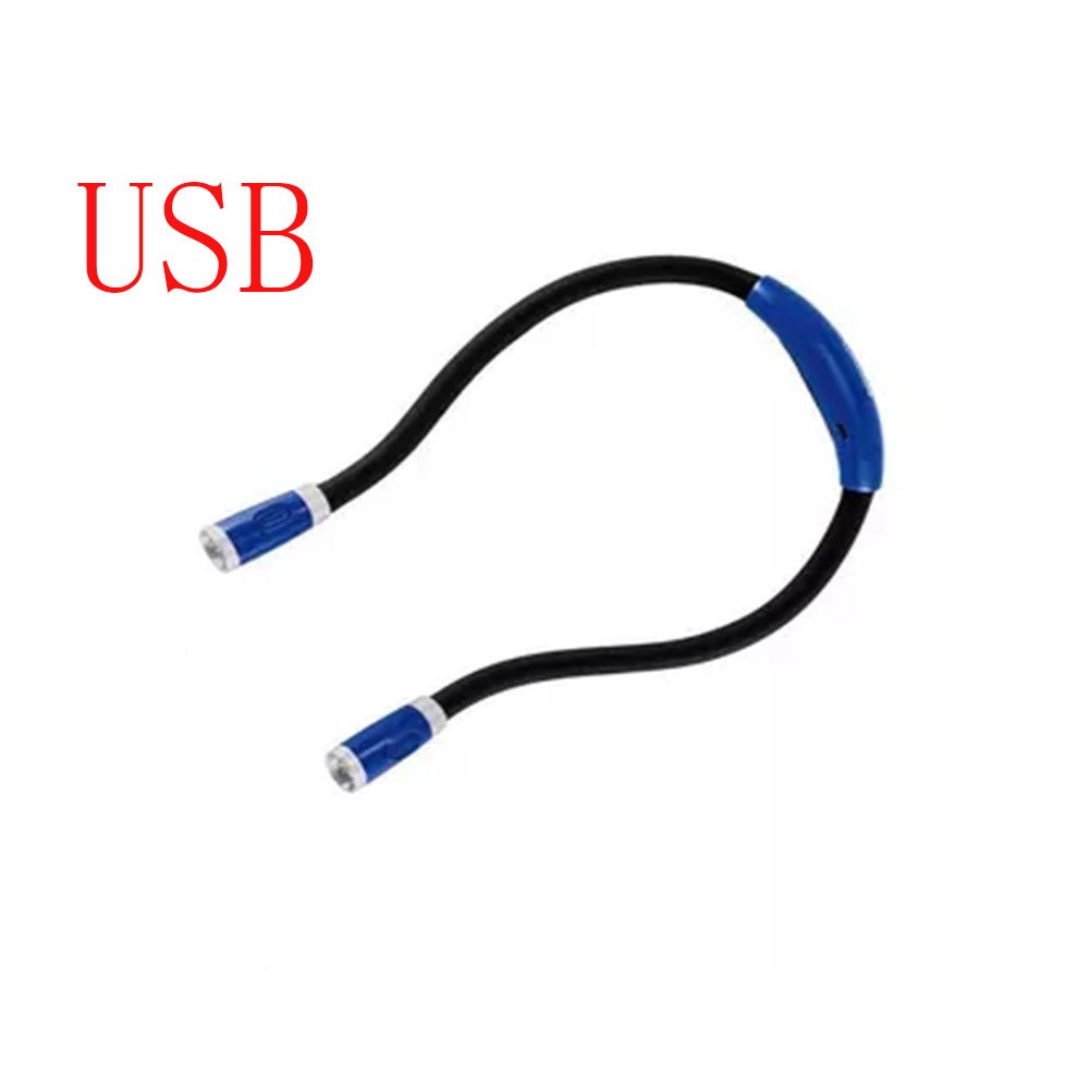 LED Neck Book Light | Flexible Hands-Free Reading Lamp | 3 Modes | Portable Camping & Night Light | USB & Battery | Michan Direct | Luxury Home Accessories | Heulog Glow