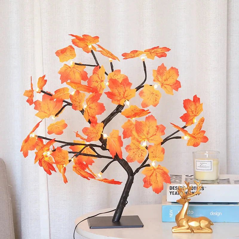 LED Rose Leaf Table Lamp | Luxury Home Accessories | Heulog Glow