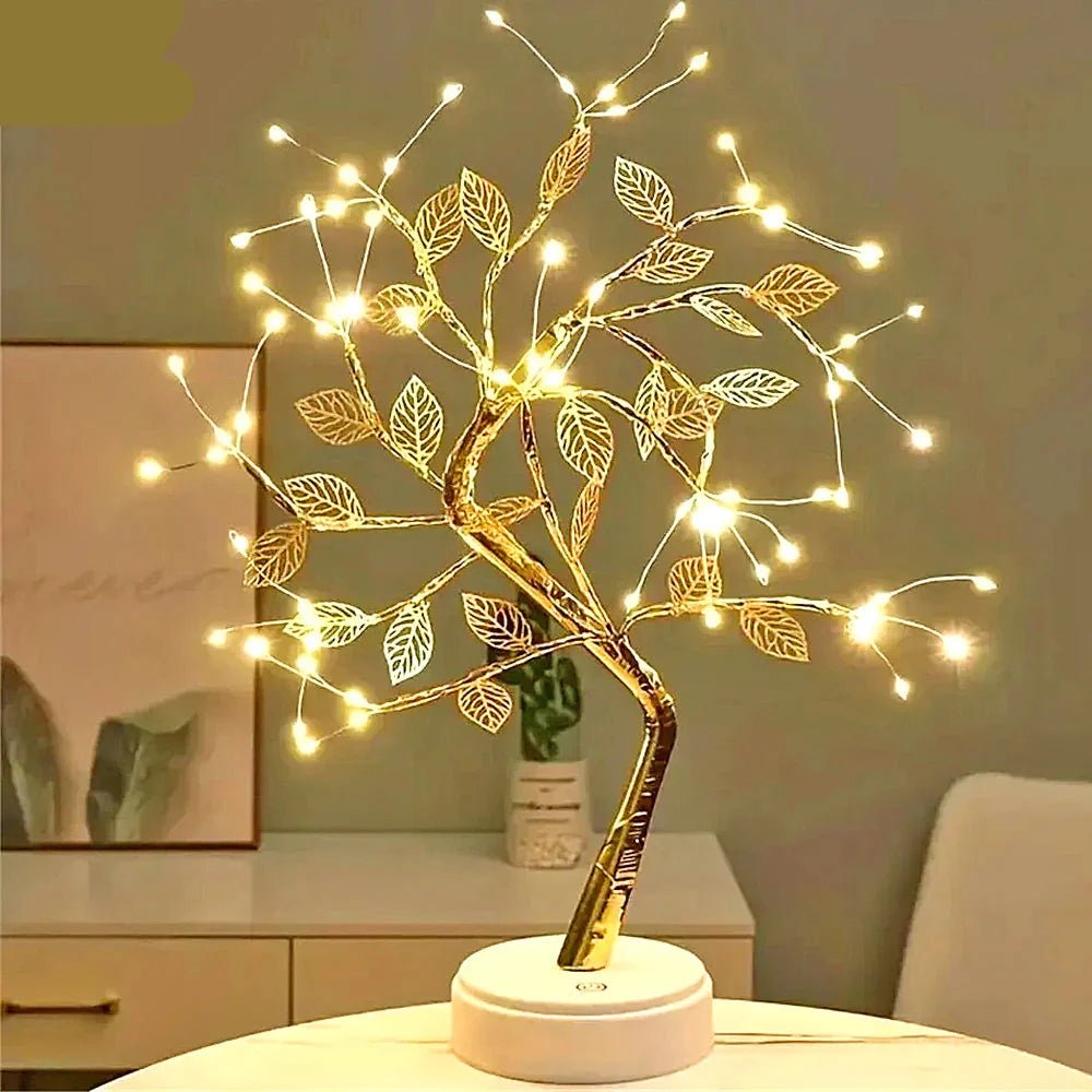 LED Rose Leaf Table Lamp | Luxury Home Accessories | Heulog Glow