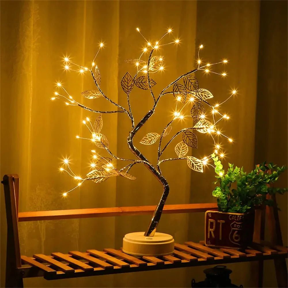 LED Rose Leaf Table Lamp | Luxury Home Accessories | Heulog Glow