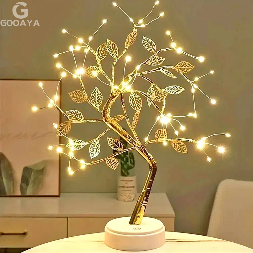 LED Rose Leaf Table Lamp | Luxury Home Accessories | Heulog Glow