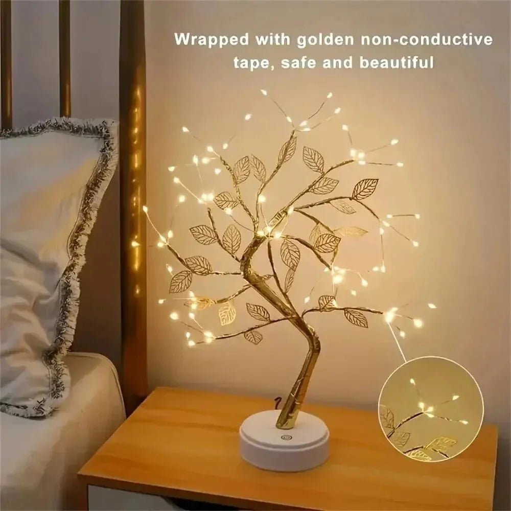 LED Rose Leaf Table Lamp | Luxury Home Accessories | Heulog Glow