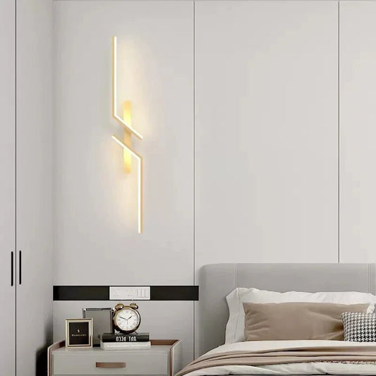 LED Wall Lamp Modern Minimalist Strip Wall Decor Lights | Luxury Home Accessories | Heulog Glow