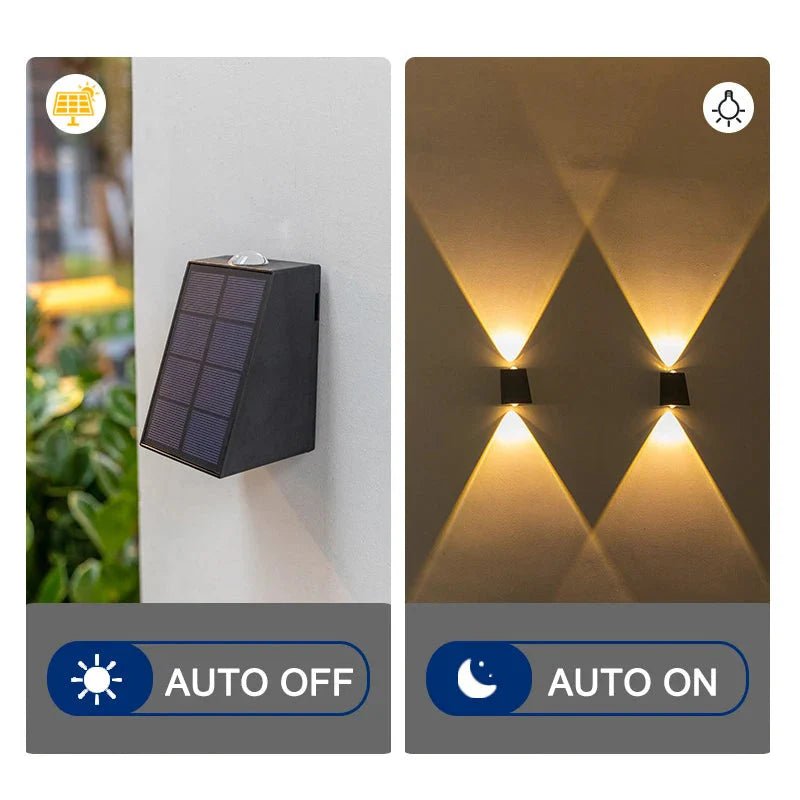 LED Wall Solar Lights Waterproof Garden Decoration | Luxury Home Accessories | Heulog Glow