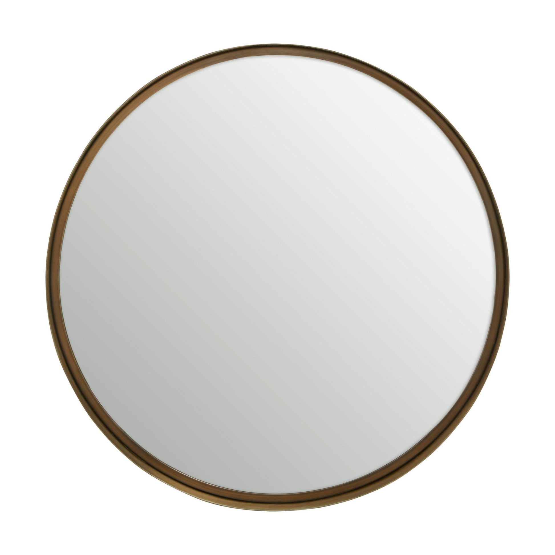 Leonov Medium Gold Finish Wall Mirror | Luxury Home Accessories | Heulog Glow