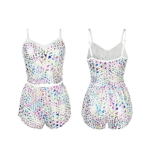 Leopard-print Pajama Set For Women Camisole And Shorts | Luxury Home Accessories | Heulog Glow