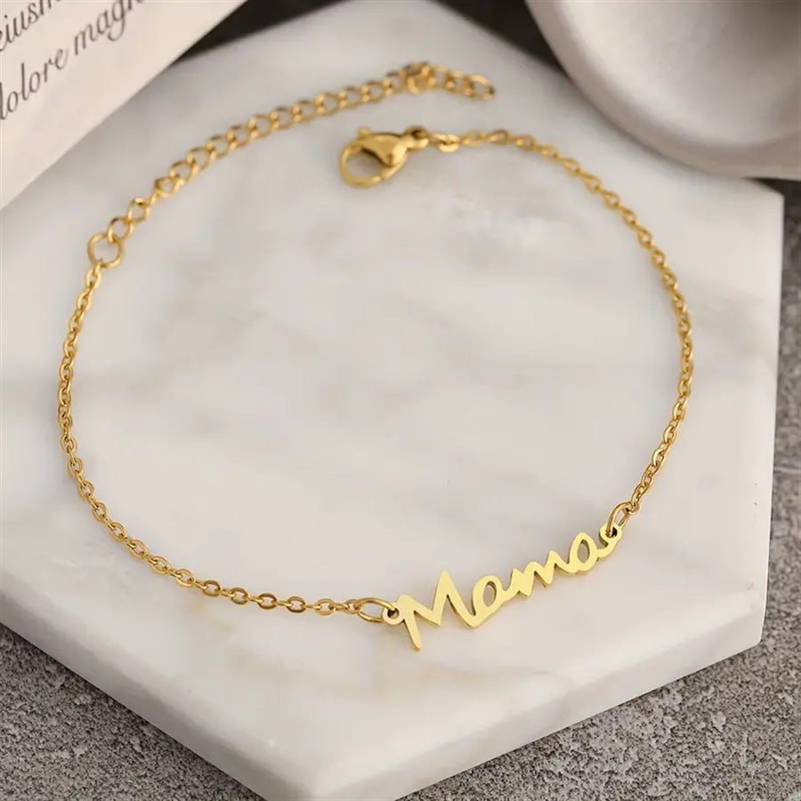 Letter Bracelet Fashion Mother's Day Gift | Luxury Home Accessories | Heulog Glow