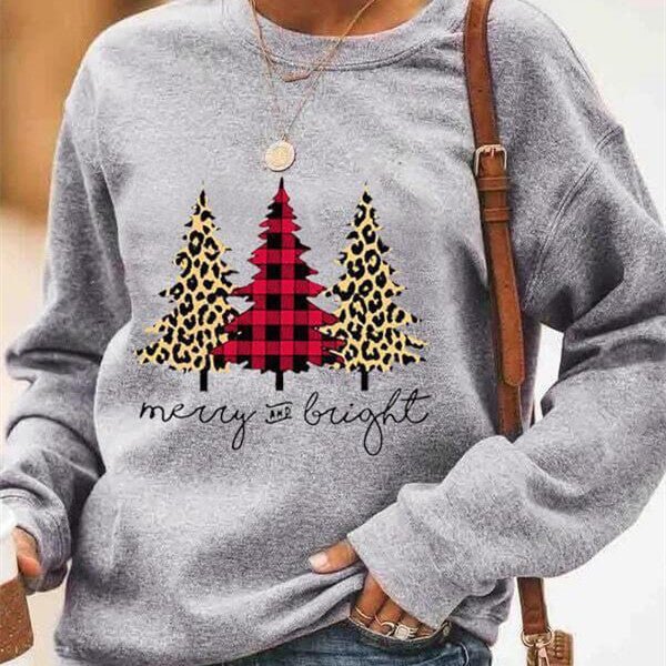 Letter Christmas Tree Sweater Round Neck For Men And Women | Luxury Home Accessories | Heulog Glow