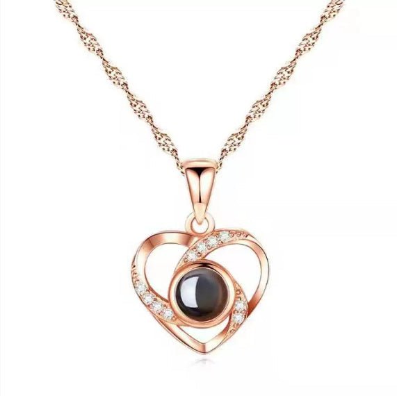 Letter Projection Mother's Day Love Gift Necklace | Luxury Home Accessories | Heulog Glow