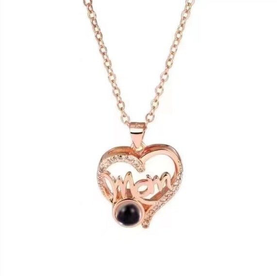 Letter Projection Mother's Day Love Gift Necklace | Luxury Home Accessories | Heulog Glow