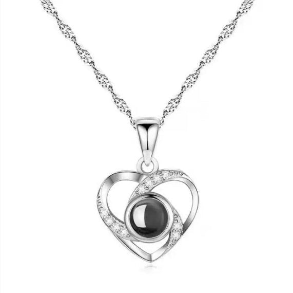 Letter Projection Mother's Day Love Gift Necklace | Luxury Home Accessories | Heulog Glow