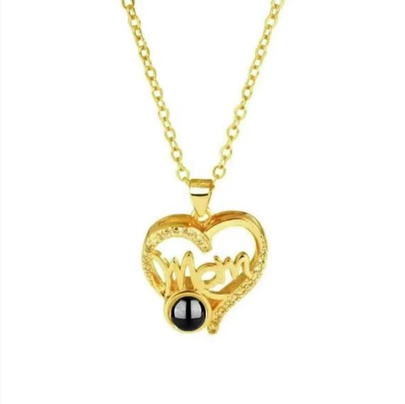 Letter Projection Mother's Day Love Gift Necklace | Luxury Home Accessories | Heulog Glow