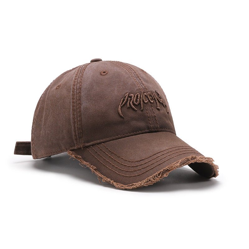 Letter Three-dimensional Embroidery Soft Top Burr Men's Baseball Cap | Luxury Home Accessories | Heulog Glow