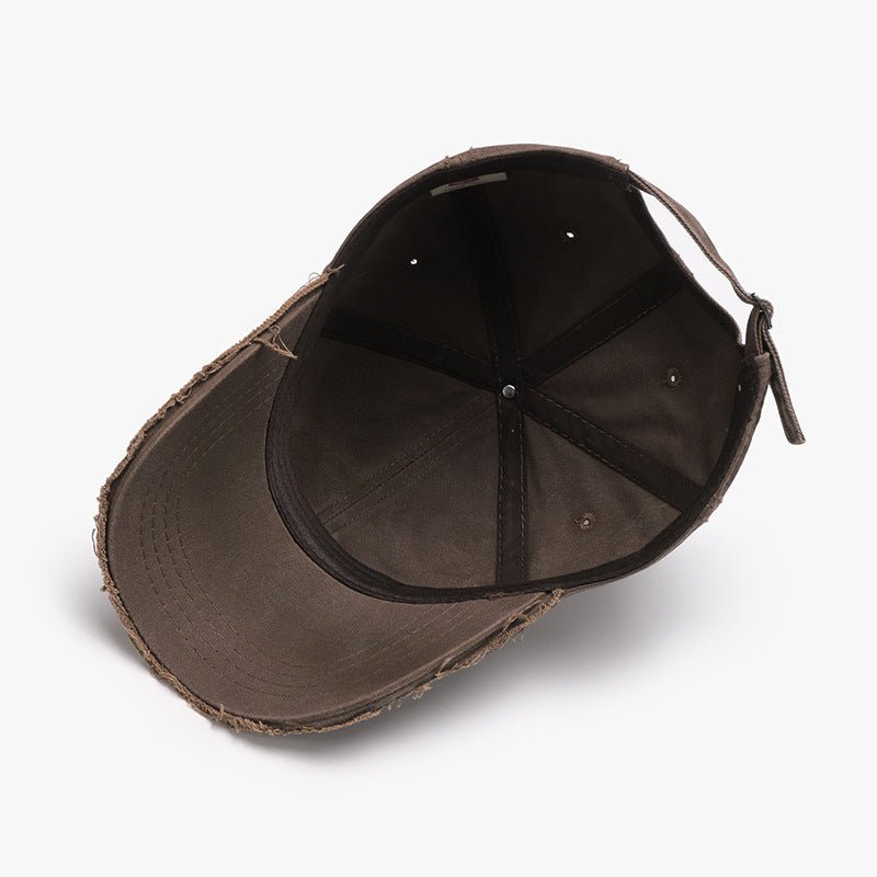 Letter Three-dimensional Embroidery Soft Top Burr Men's Baseball Cap | Luxury Home Accessories | Heulog Glow