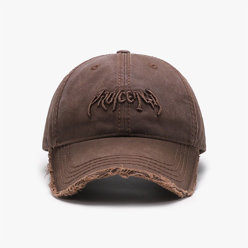 Letter Three-dimensional Embroidery Soft Top Burr Men's Baseball Cap | Luxury Home Accessories | Heulog Glow