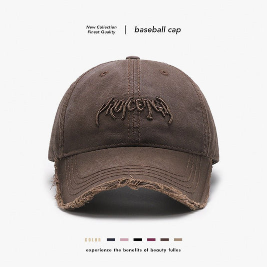 Letter Three-dimensional Embroidery Soft Top Burr Men's Baseball Cap | Luxury Home Accessories | Heulog Glow