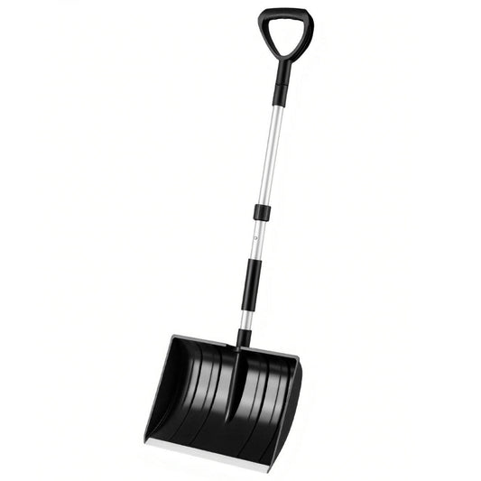 Lightweight and Portable Snow Removal Tool with D-grip Handle-Black