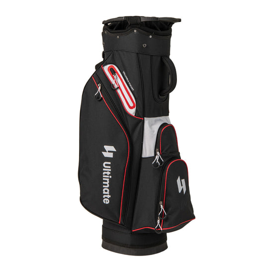 Lightweight Golf Cart Bag with 14-Way Divider Top and Cooler Pocket-Black