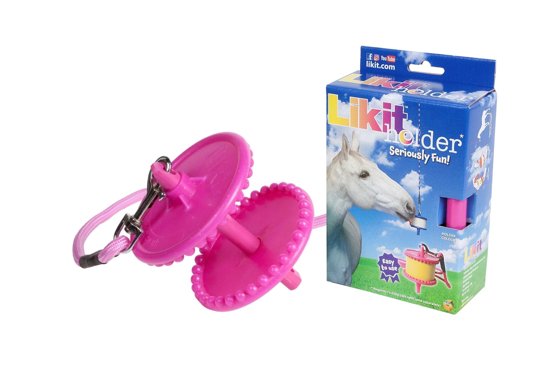 Likit Holder Pink Glitter | Luxury Home Accessories | Heulog Glow