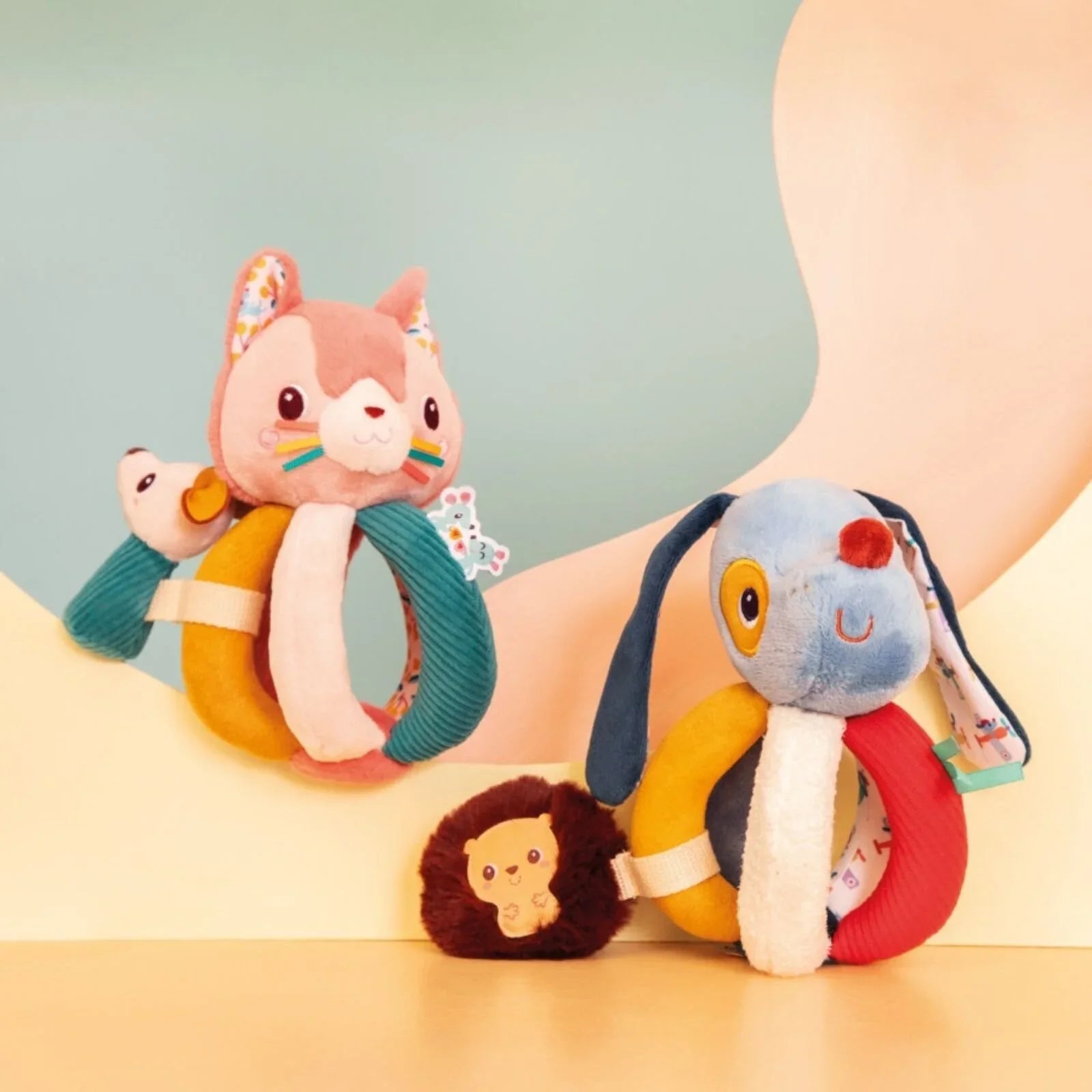 Lilliputiens Jeanne Rattle with Handles | Luxury Home Accessories | Heulog Glow