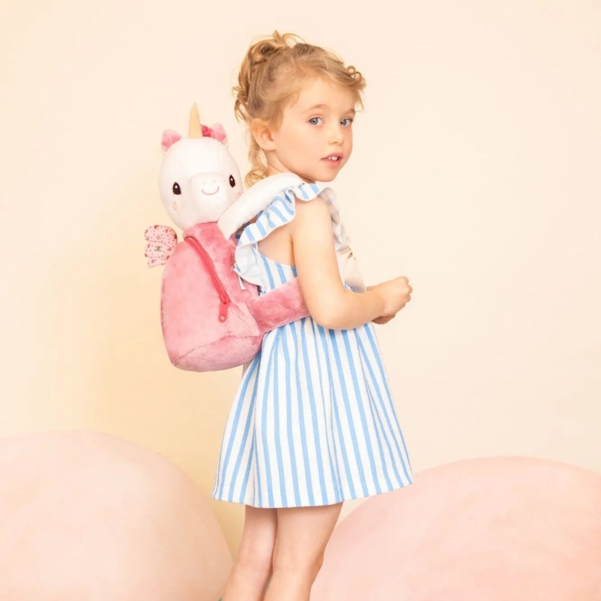 Lilliputiens Plush Backpack - Unicorn Lena | Luxury Home Accessories | Heulog Glow