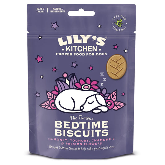 Lily's Kitchen Bedtime Biscuits Dog Treats 80g | Luxury Home Accessories | Heulog Glow