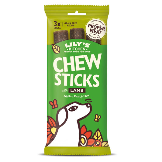 Lily's Kitchen Chew Sticks with Lamb 3 Sticks 120g | Luxury Home Accessories | Heulog Glow
