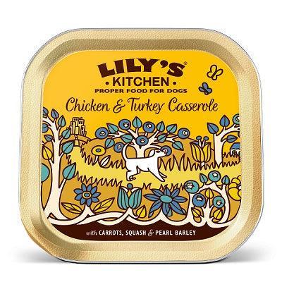 Lily's Kitchen Chicken & Turkey Casserole Foil 10 x 150g | Luxury Home Accessories | Heulog Glow
