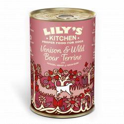 Lily's Kitchen Dog Venison & Wild Boar Terrine, 6 x 400 | Luxury Home Accessories | Heulog Glow
