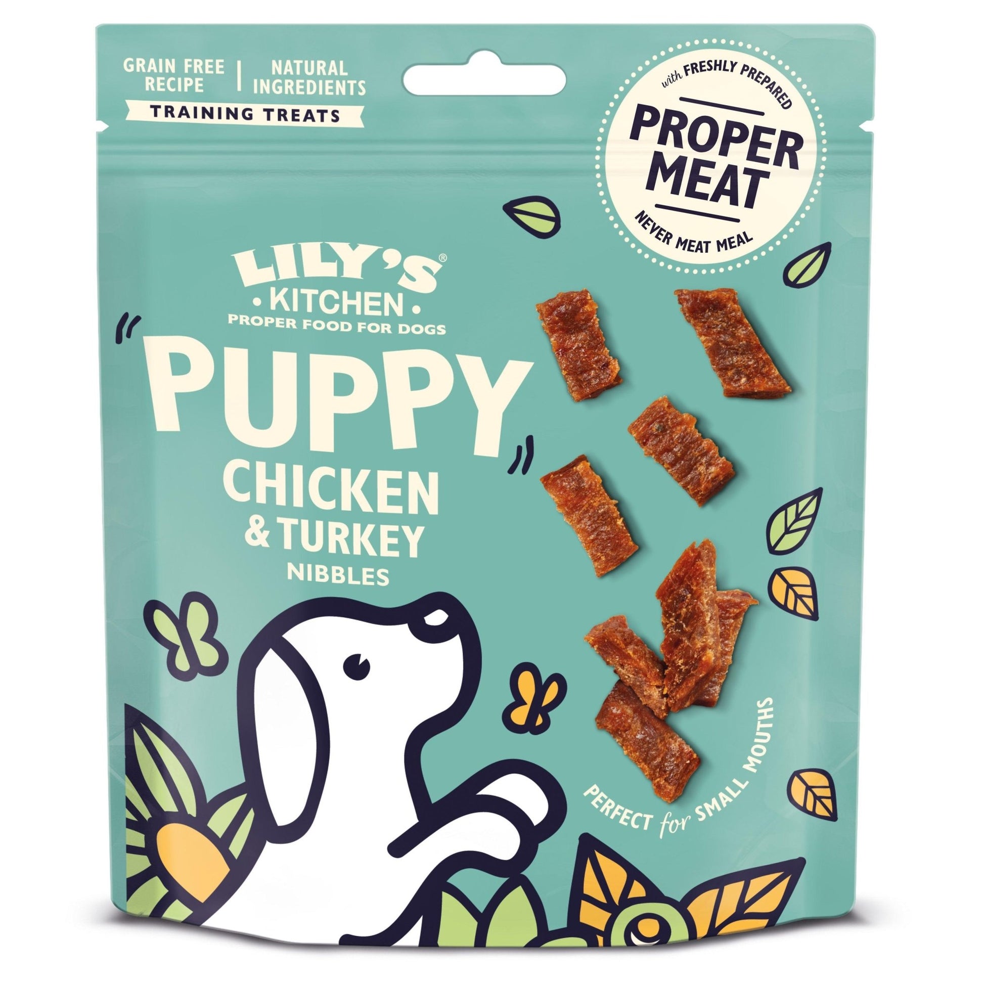 Lily's Kitchen Puppy Nibbles Chicken & Turkey Treats | Luxury Home Accessories | Heulog Glow