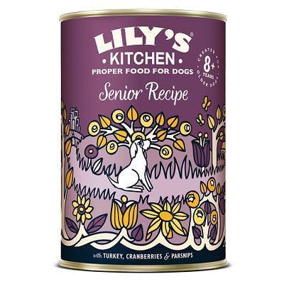 Lily's Kitchen Senior Recipe Dog Tins 6 x 400g | Luxury Home Accessories | Heulog Glow