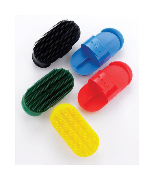 Lincoln Plastic Curry Comb - Blue | Luxury Home Accessories | Heulog Glow