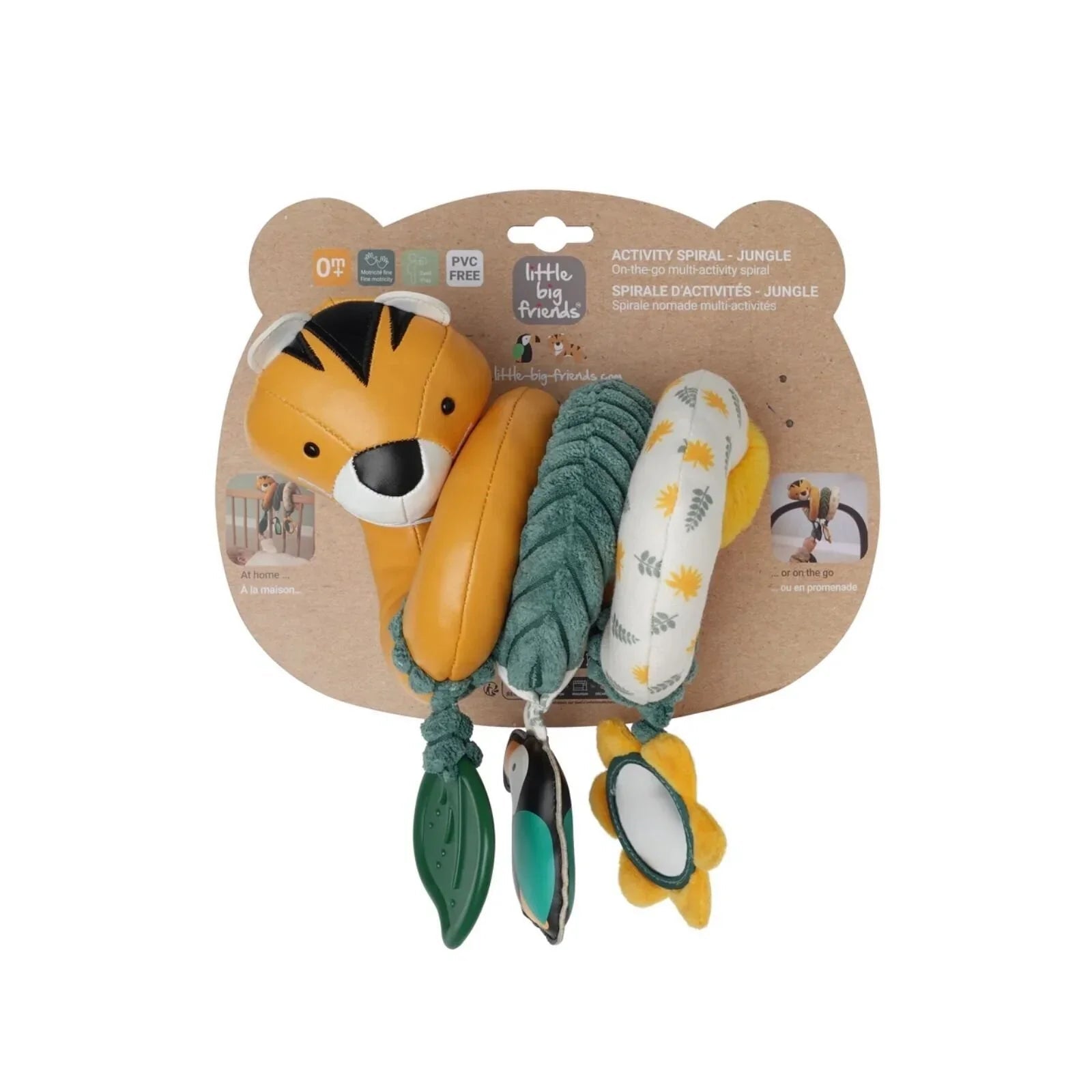 Little Big Friends Activity Spiral - Jungle | Luxury Home Accessories | Heulog Glow