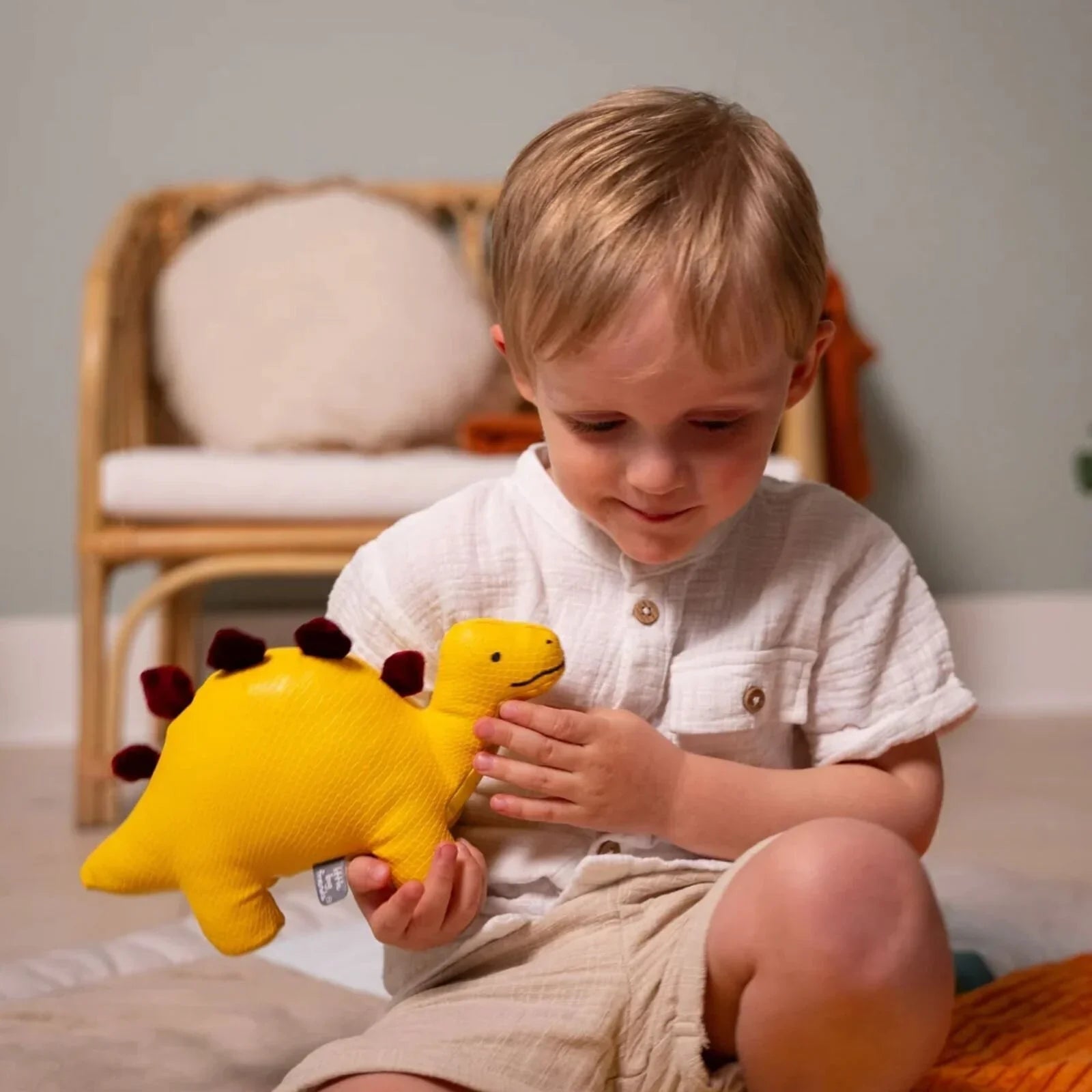 Little Big Friends Dino Friends - Steffy the Stegosaurus | Luxury Home Accessories | Heulog Glow