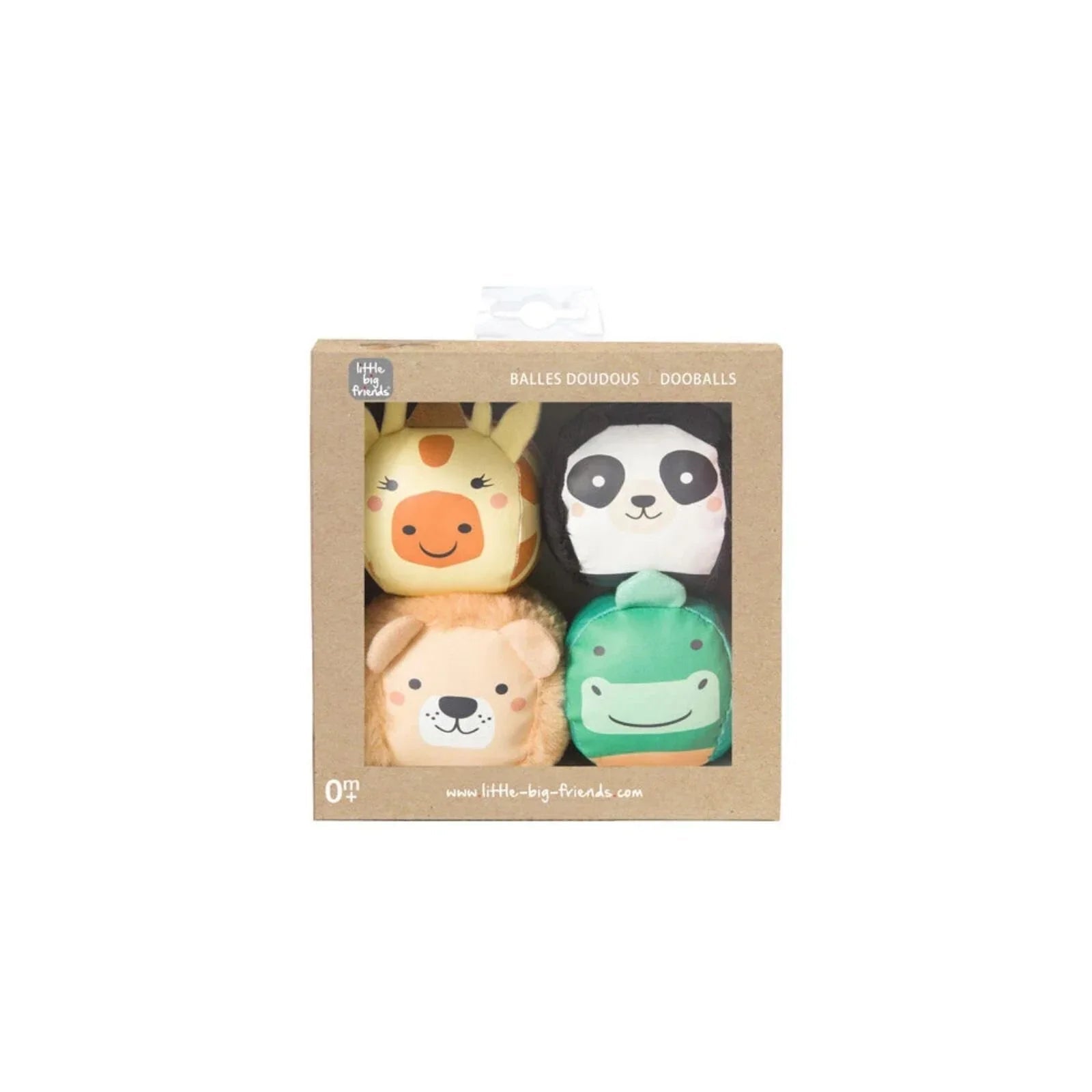 Little Big Friends Dooballs Jungle 4 pcs | Luxury Home Accessories | Heulog Glow