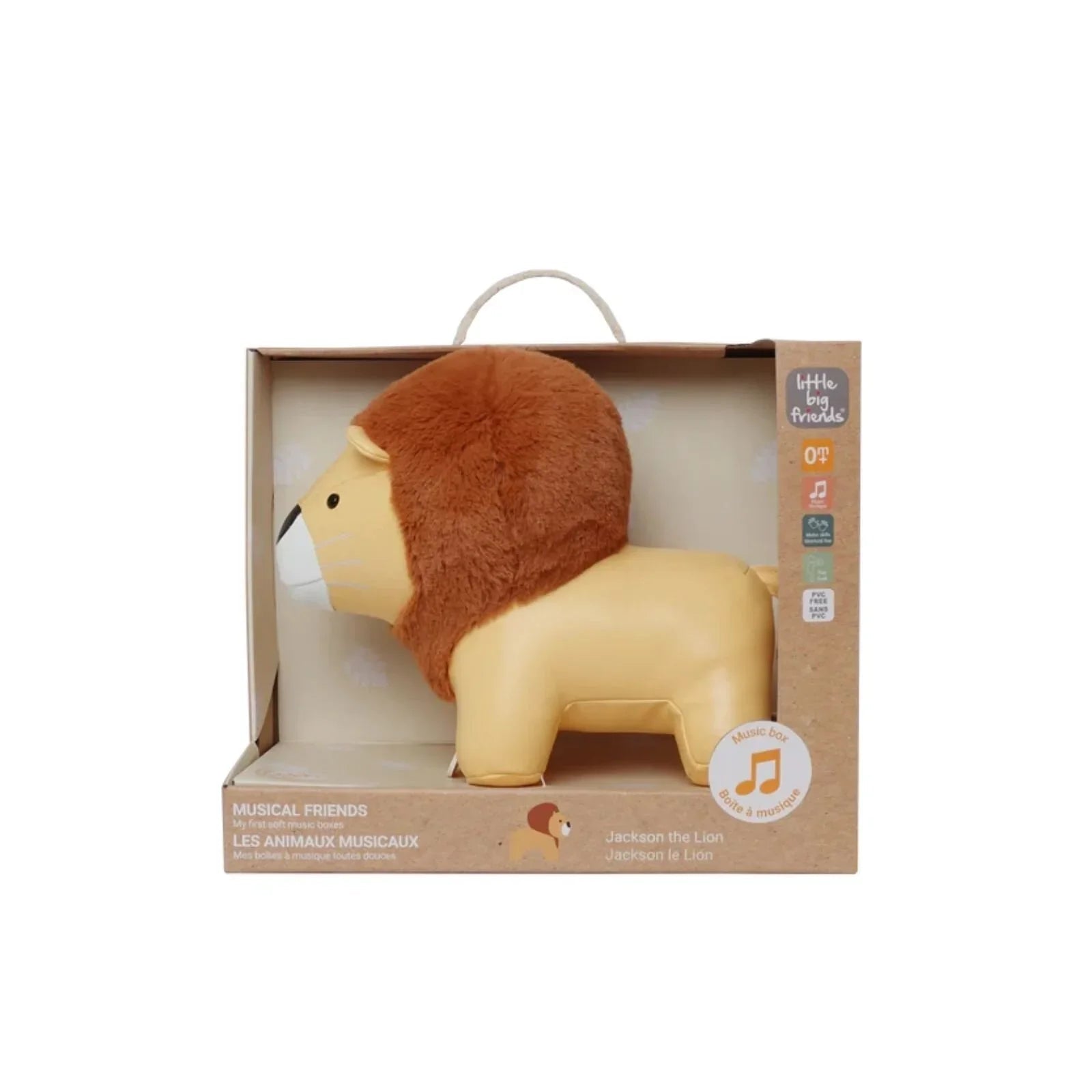 Little Big Friends Musical Animals - Jackson the Lion | Luxury Home Accessories | Heulog Glow