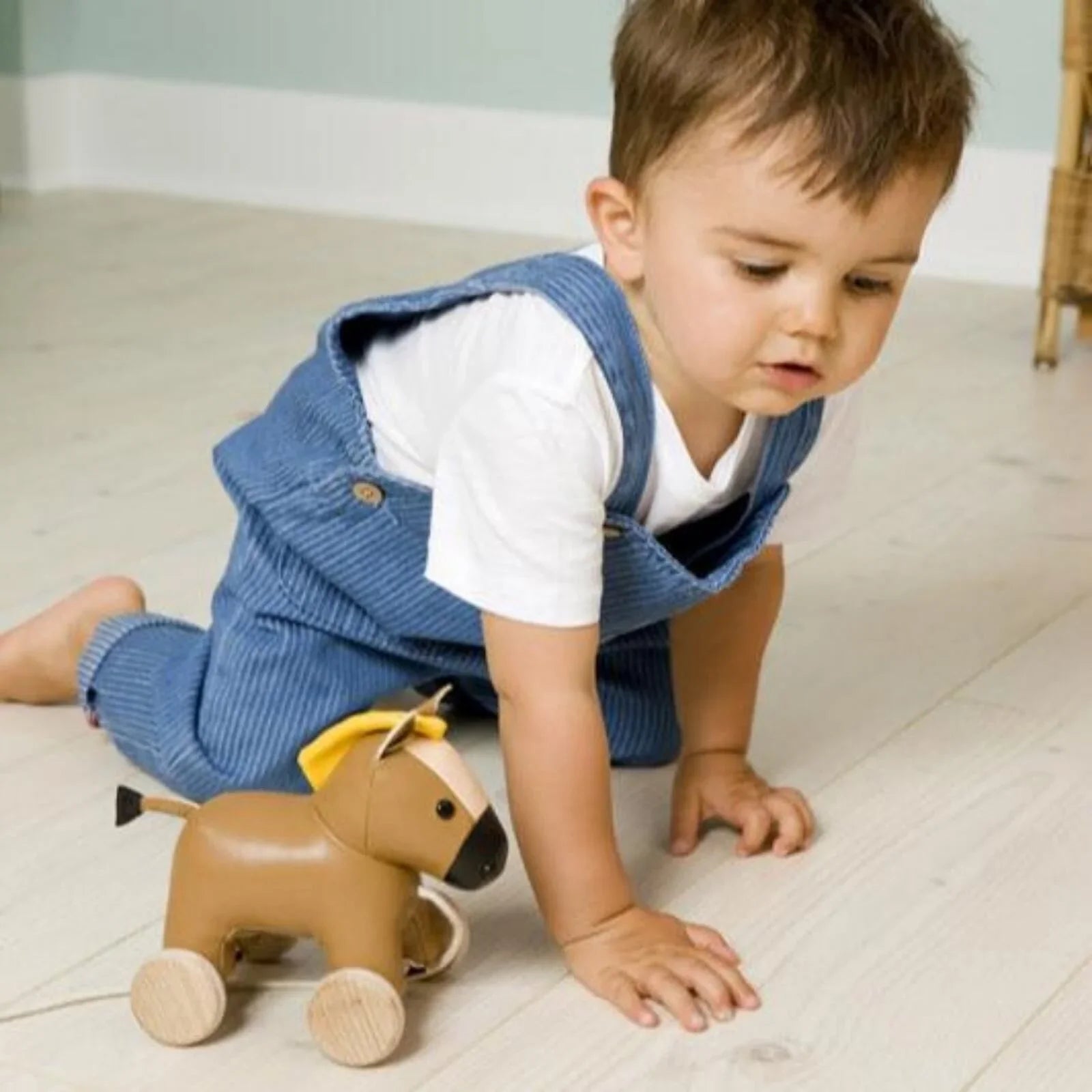Little Big Friends Pull Along - Charles the Horse | Luxury Home Accessories | Heulog Glow